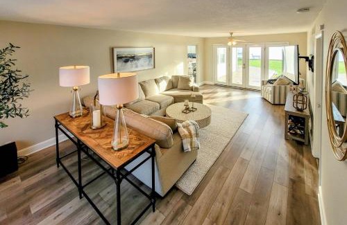 Sister Lakes House | Benton Harbor Lake House with Dock and Fire Pit!