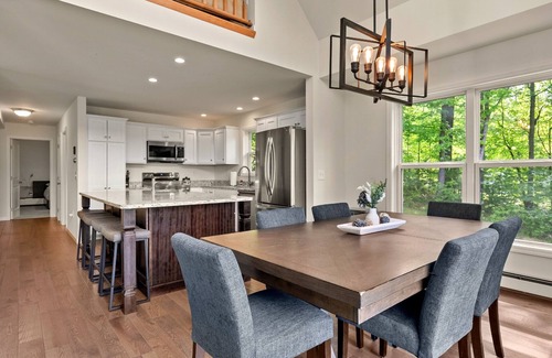 Great Barrington House | Berkshires Best/Large Deck with Hotub, Basement with Game room & Fitness room