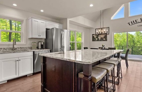Great Barrington House | Berkshires Best/Large Deck with Hotub, Basement with Game room & Fitness room