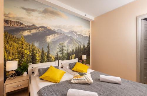 Meszna Apartment | Beskid Apartment 6 z widokiem na góry, Sauna, Jacuzzi