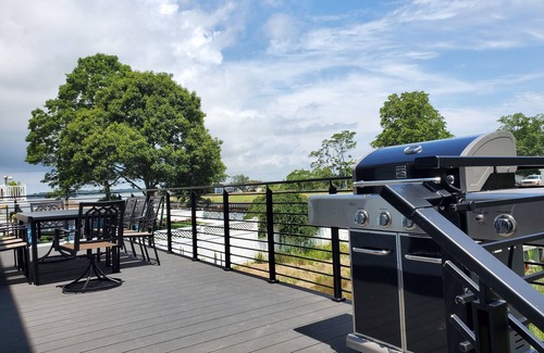 Flanders House | Best family beach house!nRelax at our waterfront house with boat dock.