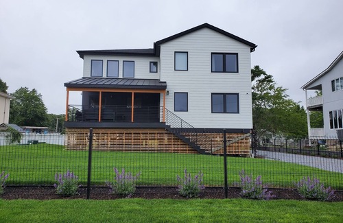 Flanders House | Best family beach house!nRelax at our waterfront house with boat dock.