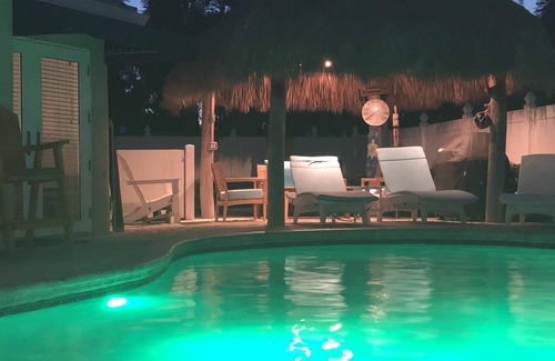 Garden Isles House | Best Family Retreat: Heated Pool/Tiki Hut/Minutes Away From White, Sandy Beaches