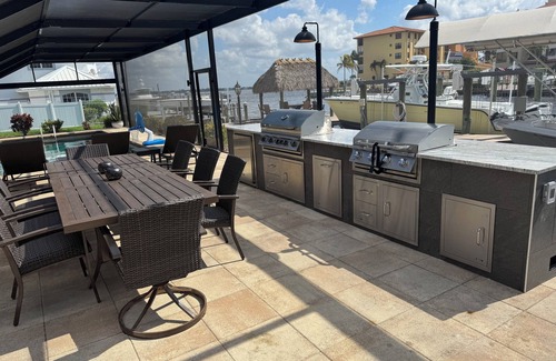 Caloosahatchee House | Best Home in the Cape! Brand New Remodel! - River View! - Tiki Hut on the Water!