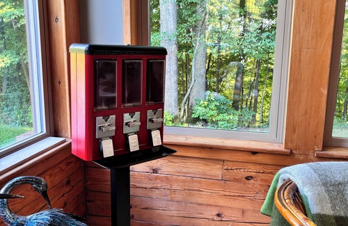 Newaygo Cabin | Best log cabin in western Michigan on the Muskegon River - time to get away.