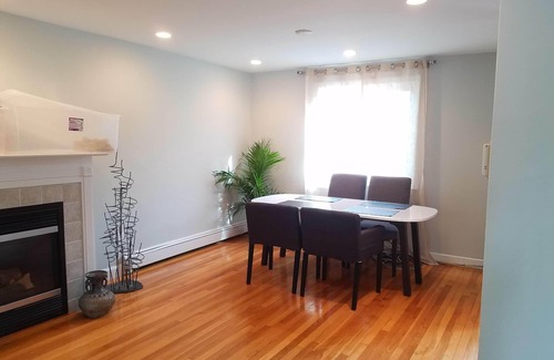 Newton Corner House | Best of Boston Spacious Modern 3BR Outdoor Sauna Jacuzzi Grill Theater near BC Ⓣ