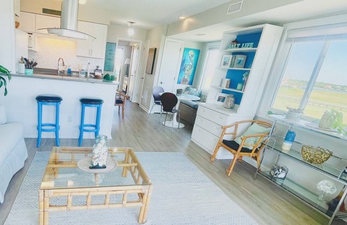 North Carolina Coast Condo | Best view at Carolina Beach ~ Pet Friendly ~ 1bd 1ba ~ Steps from the beach!