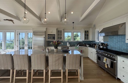 Chilmark House | Best Water Views in Chilmark! Private beach, 6 bedrooms, large family home