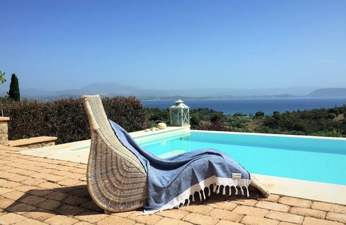 Agios Emilianos Villa | Big Blue Villa Porto Heli with Amazing View