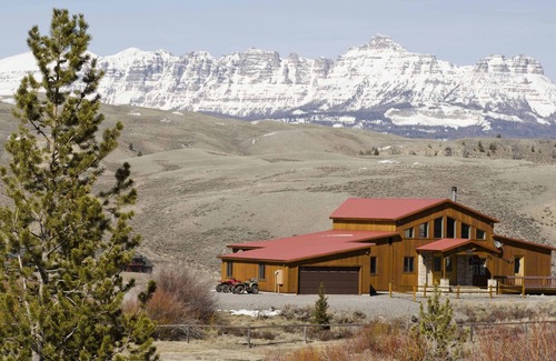 Dubois House | Big Diamond Ranch Luxury home with mountain views and a river running through