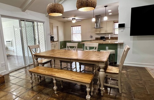 Westbury House | Big Heated Pool w Sunroom, Centrally-loc. Luxury in Houston, Billiards, Sleeps16