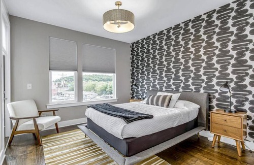 Katie Hill Neighborhood House | Big NEW and Modern with Skyline View Mural and Ping Pong