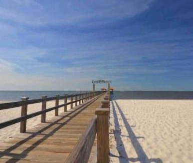St. Martin House | Biloxi Waterfront House View of Bayou with fishing