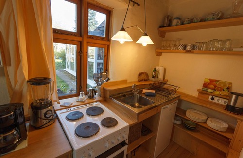 Bleckede Apartment | Bio-FeWo "Buche" with sauna and garden