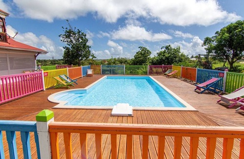 Capesterre-de-Marie-Galante House | Blue or yellow hummingbirds