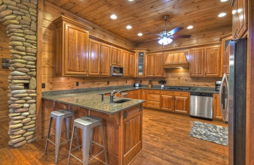 Epworth Cabin | Black Bear River Lodge | Pet Friendly | Hot Tub | Creek Access