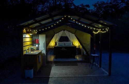 Mid America Apartment | Black Fox Den: A Woodland Glamp - Dog Friendly!