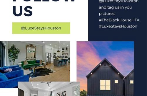 Northside House | Black House - Downtown Elegance with HotTub and King Beds