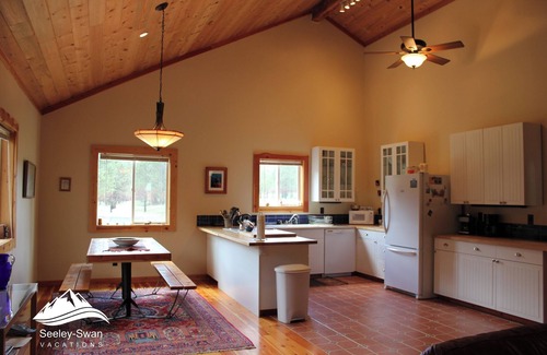 Greenough Cabin | Blackfoot River Cabins - Waterfront Retreats that sleep 6 w/Space for Campers