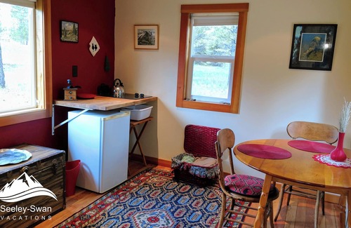 Greenough Cabin | Blackfoot River Cabins - Waterfront Retreats that sleep 6 w/Space for Campers