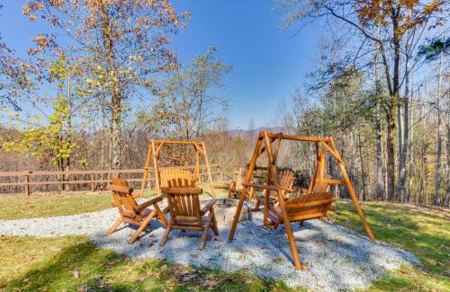 Blairsville House | Blairsville Mansion with Hot Tub, Casino and Games!