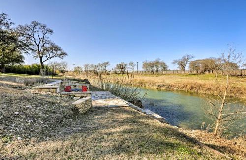 Blanco House | Blanco Riverfront Historic Home, 3 Mi to Downtown!