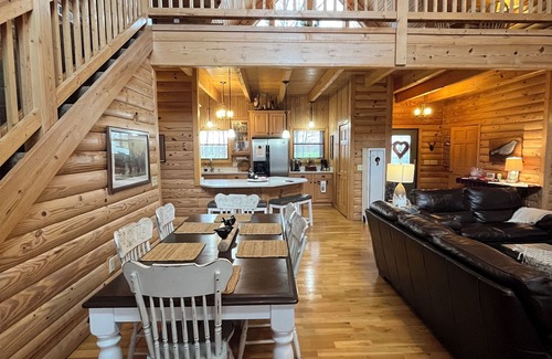 Scottsville House | BLESSING BY THE LAKE Lakefront Cabin w/DOCK, Lake View and 2 Master Suites!