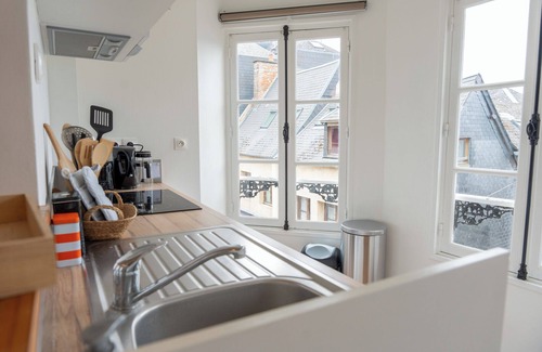 Moyenneville Apartment | Bleu Bonheur, Appartement Cosy au Coeur de la Baie