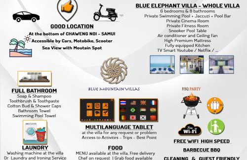 Lamai Villa | BLUE ELEPHANT Luxury Pool Villa Koh Samui 6 Bedrooms