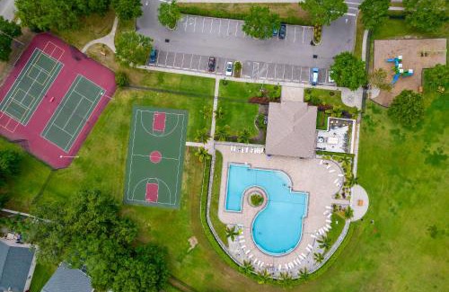 Sabal Harbour House | Blue Heron House! Cozy home with heated pool and pool toys! Water view out back!