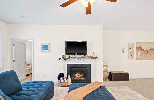 Zebulon House | Blue Mallow retreat with pool access in the heart of Zebulon