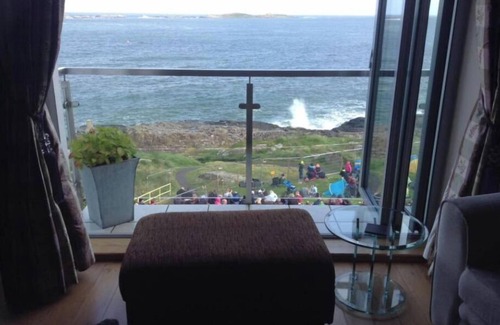 Portrush Apartment | Blue Pool View has Uninterrupted sea views 2/bed apartment with balcony.