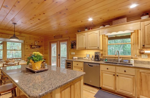 Blue Ridge Cabin | Blue Ridge Cabin Rental w/Hot Tub & Creek Access!