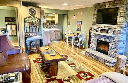 Brevard Apartment | Blue Ridge Mountain Getaway,Pet-Friendly—Brevard is welcoming visitors!