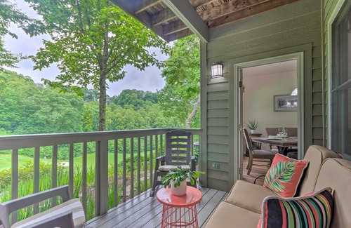 Mountain Air Apartment | Blue Ridge Mtn Views: Condo w/Furnished Balcony