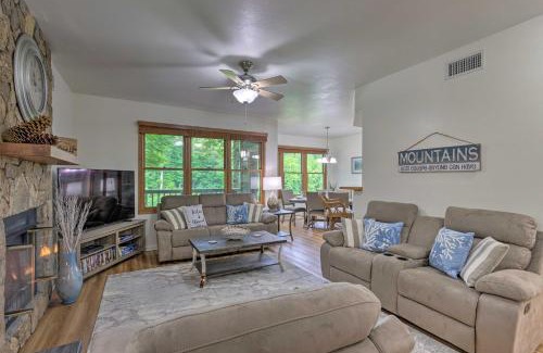 Mountain Air Apartment | Blue Ridge Mtn Views Condo with Furnished Balcony