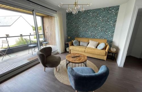 Saint-Philibert Apartment | Blue Sand - Appartement cosy-neuf à 500 m du bourg