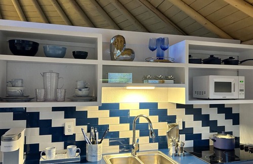Myra RV Rental | Blue Velvet Yurt Saint Jo Texas