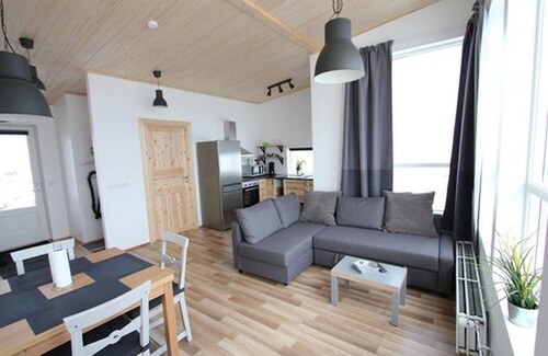 Reykholt Cabin | Blue View Cabin 4A with Hot Tub