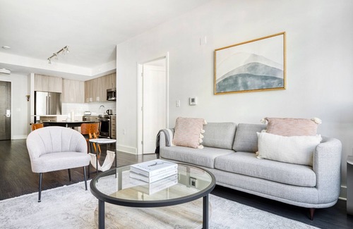 Bethesda Apartment | Blueground | Bethesda, rooftop, nr Cabin John Park