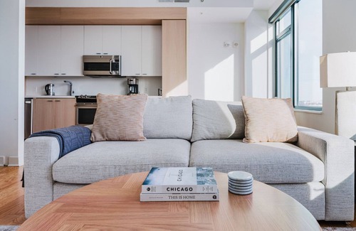 Navy Yard Apartment | Blueground | Navy Yard, gym, near metro & food