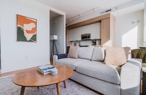 Navy Yard Apartment | Blueground | Navy Yard, gym, near metro & food