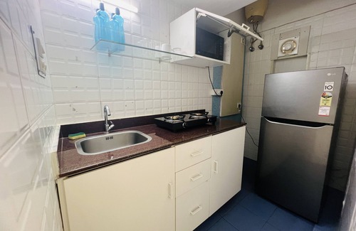 Sector V Apartment | BluO 1BHK Salt Lake - Balcony, Terrace Garden