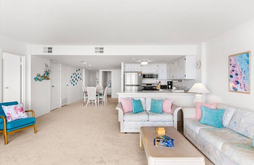North Ocean City House | Blush & Blue at the Irene– Beachfront Balcony + Gameroom