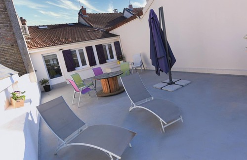 Epernay Apartment | BnB Epernay Terrace 86 Exceptional apartment in Epernay with terrace and spectacular view of the Champagne vineyard