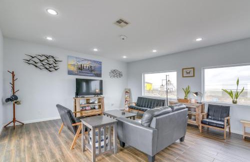 Freeport House | Boardwalk to Beach Ocean-View Surfside Home!