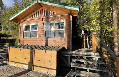 Grand Forks Cabin | Boat access ONLY cabin on North end Christina Lake