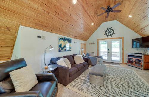 Eucha House | Boat Dock and Fire Pit Lakefront Paradise in Eucha!