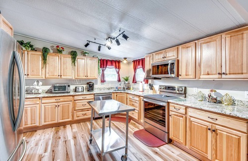 Lake Secession House | Boat, Fish, Relax: Lake Secession Retreat w/Dock