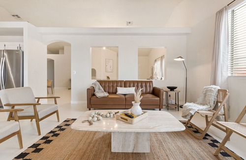 Black Mountain House | Bohemian Modern Dream Home with Strip Views, Pool & Spa, Pool Table & Games